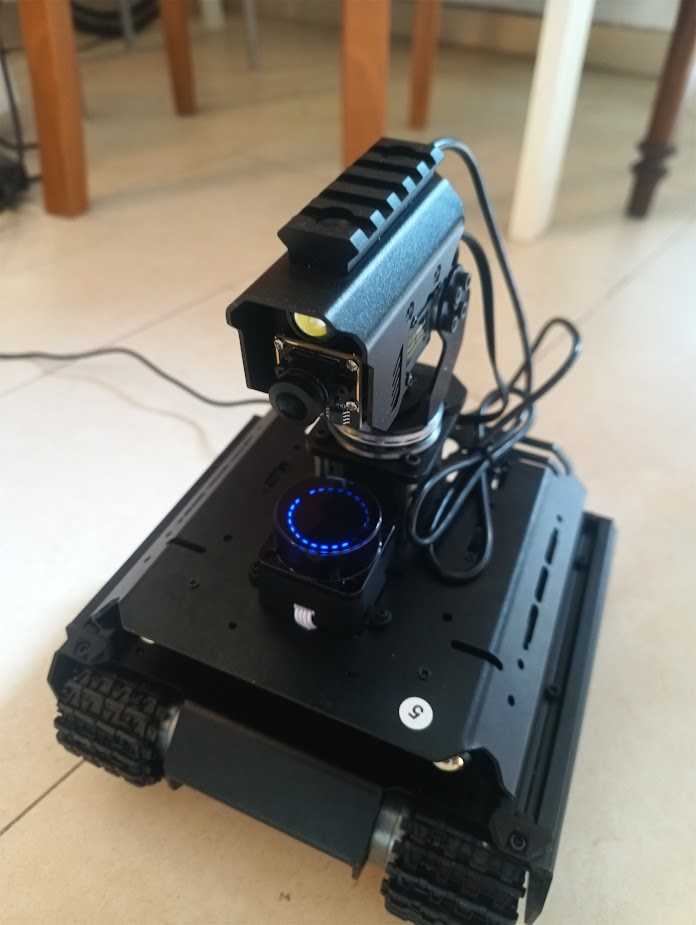 Real robot with lidar